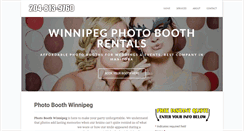 Desktop Screenshot of photoboothwinnipeg.com